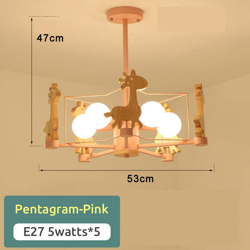 Arisha Giraffes LED Flush Mount Ceiling Light