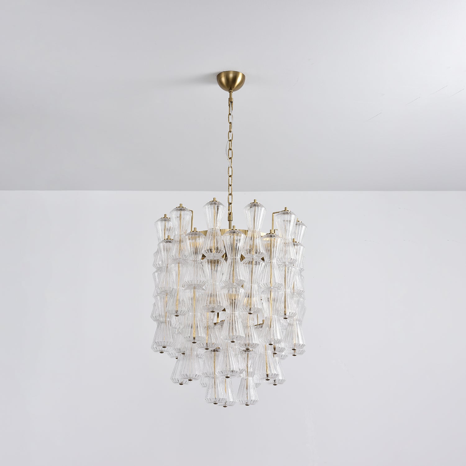 Aurora Chandelier Murano Glass Floral Cascade