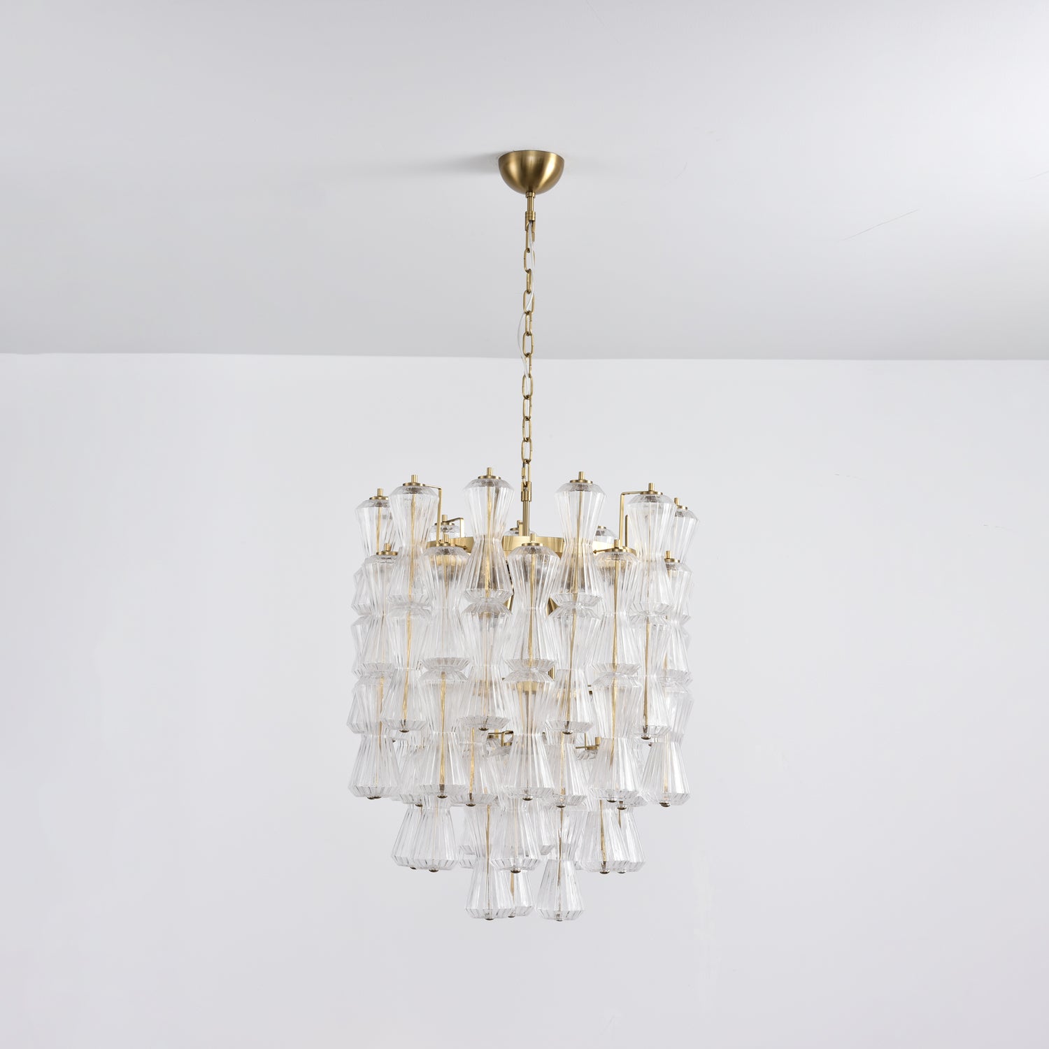 Aurora Chandelier Murano Glass Floral Cascade