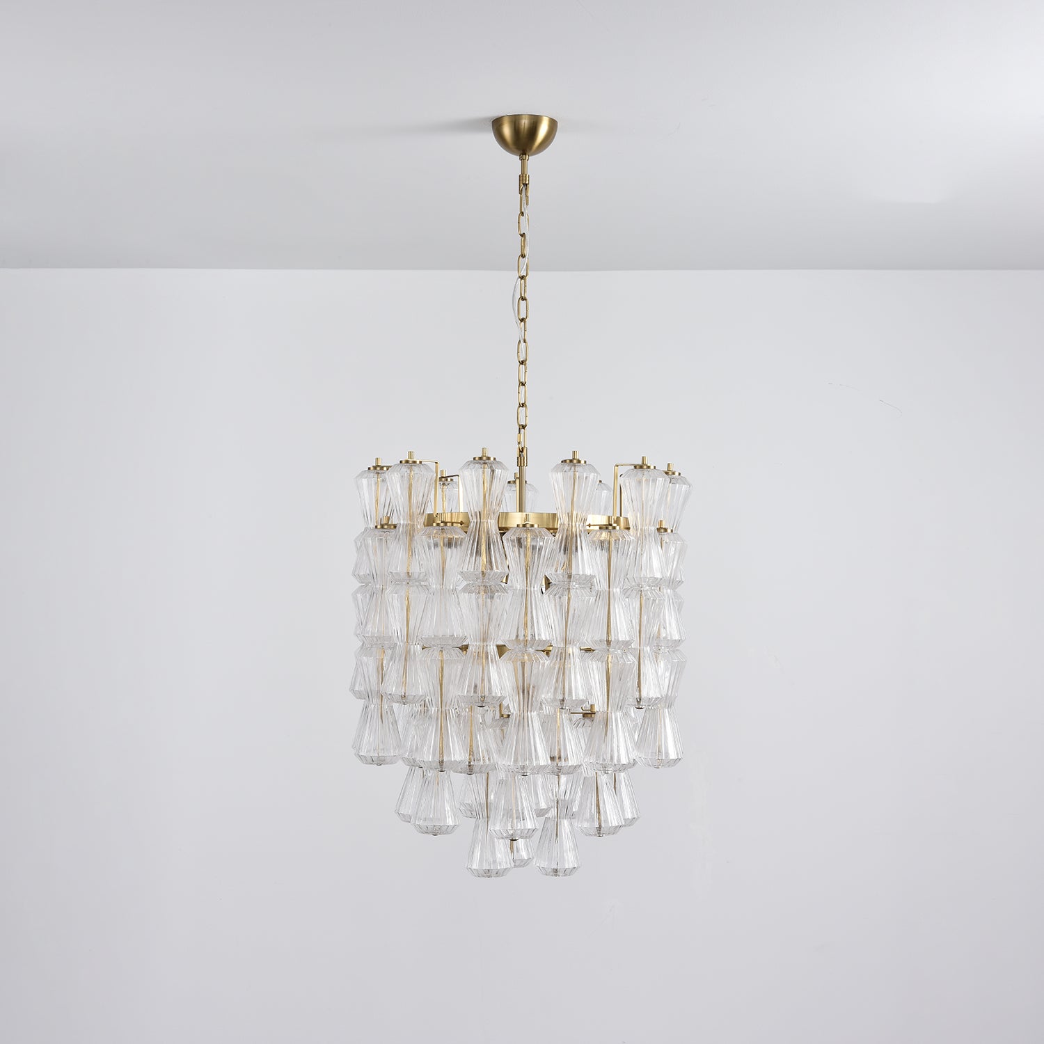 Aurora Chandelier Murano Glass Floral Cascade
