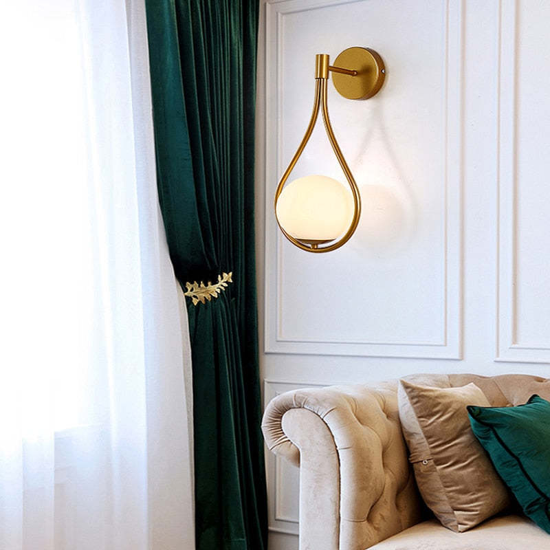 Valentina Drop Shape Wall Lamp, 2 Style - Neutralighting