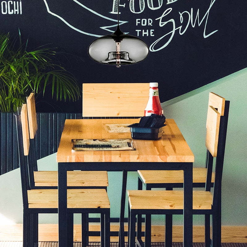 Valentina Modern Bread Shaped Glass Pendant Light, 6 Colour - Neutralighting