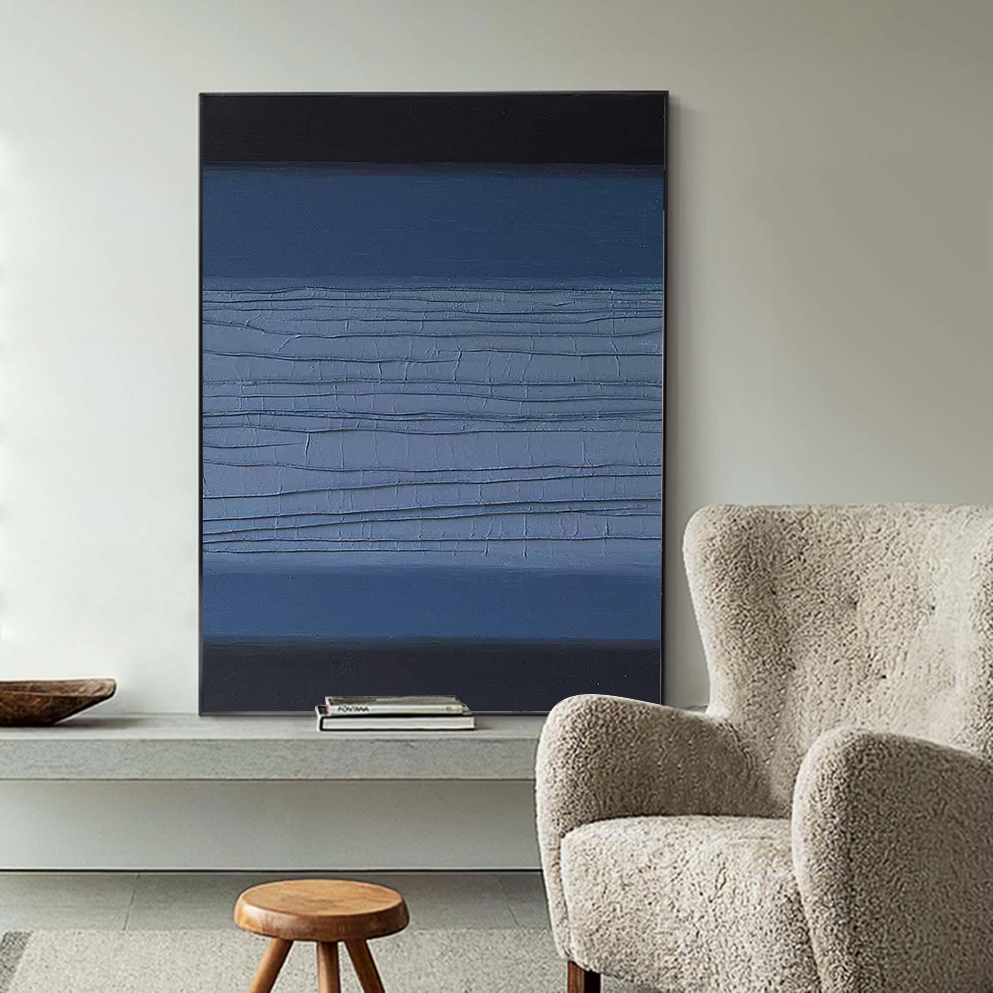 Wall Art Minimalist Neutral Layer Serene