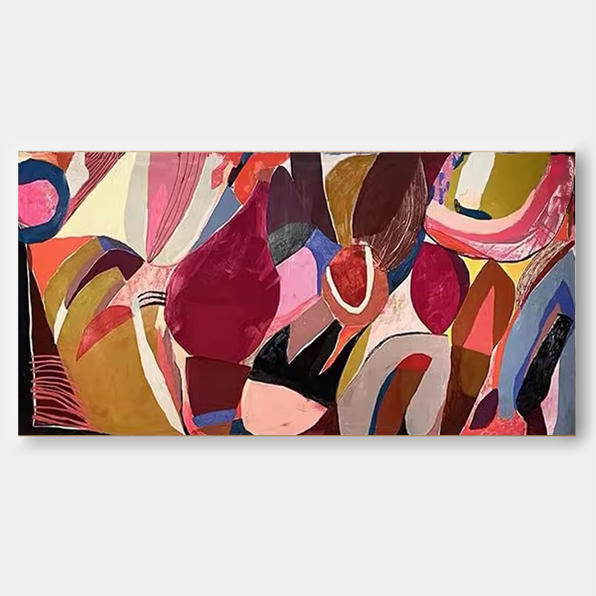 Abstract Canvas Art AB061 - Neutralighting