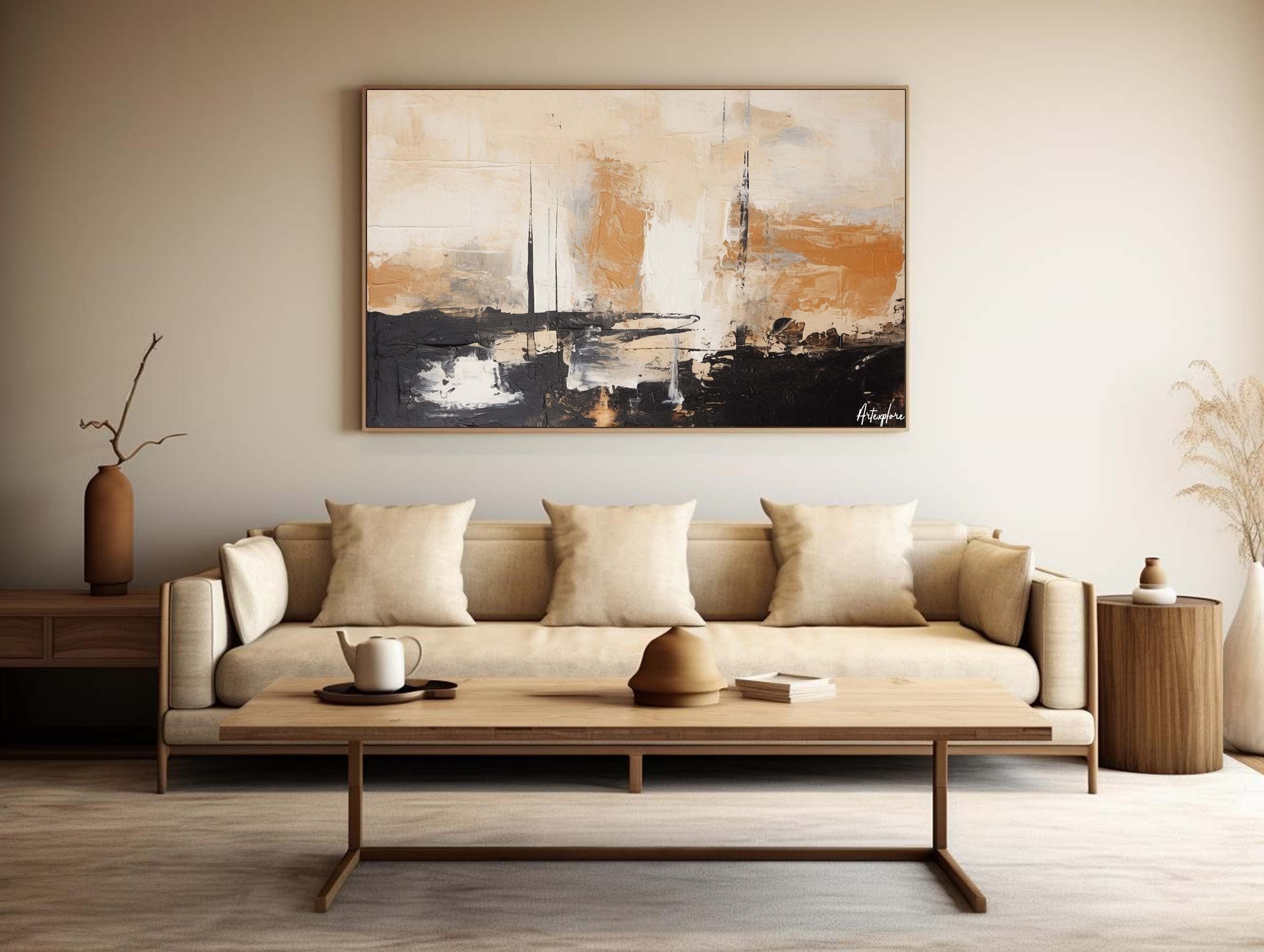Wall Art Vintage Industrial Skyline