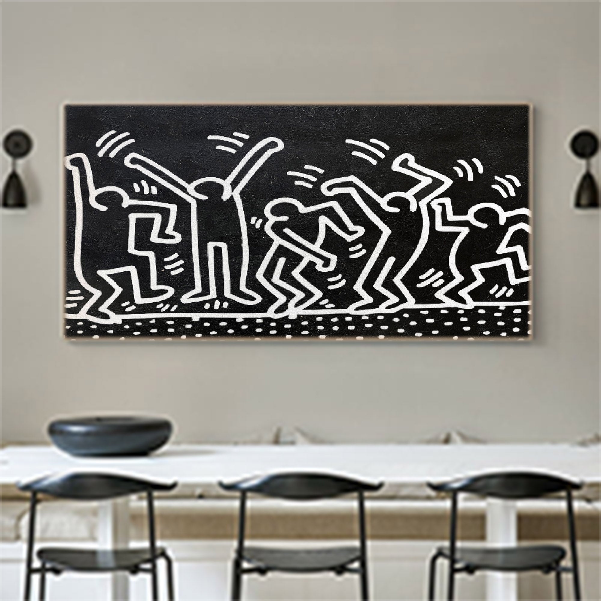 Keith Haring Style Painting KS009 - Neutralighting