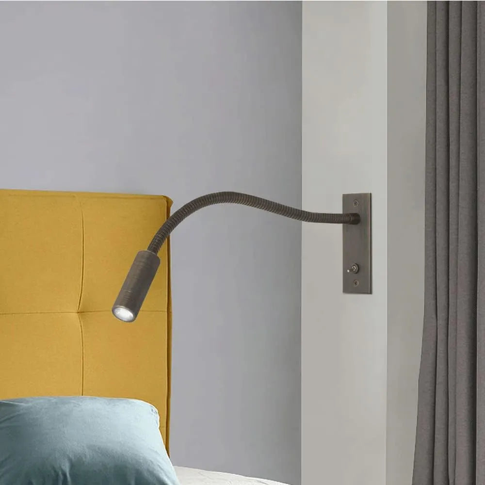 Vynex Minimalist Reading Adjustable Spotlight Wall Lamp - Neutralighting