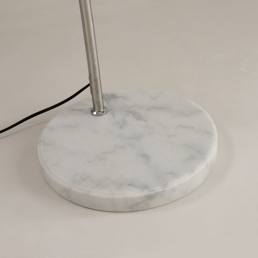 Mira Floor Arc Lamp, Tall Floor Light, Modern, Orange/ White - Neutralighting