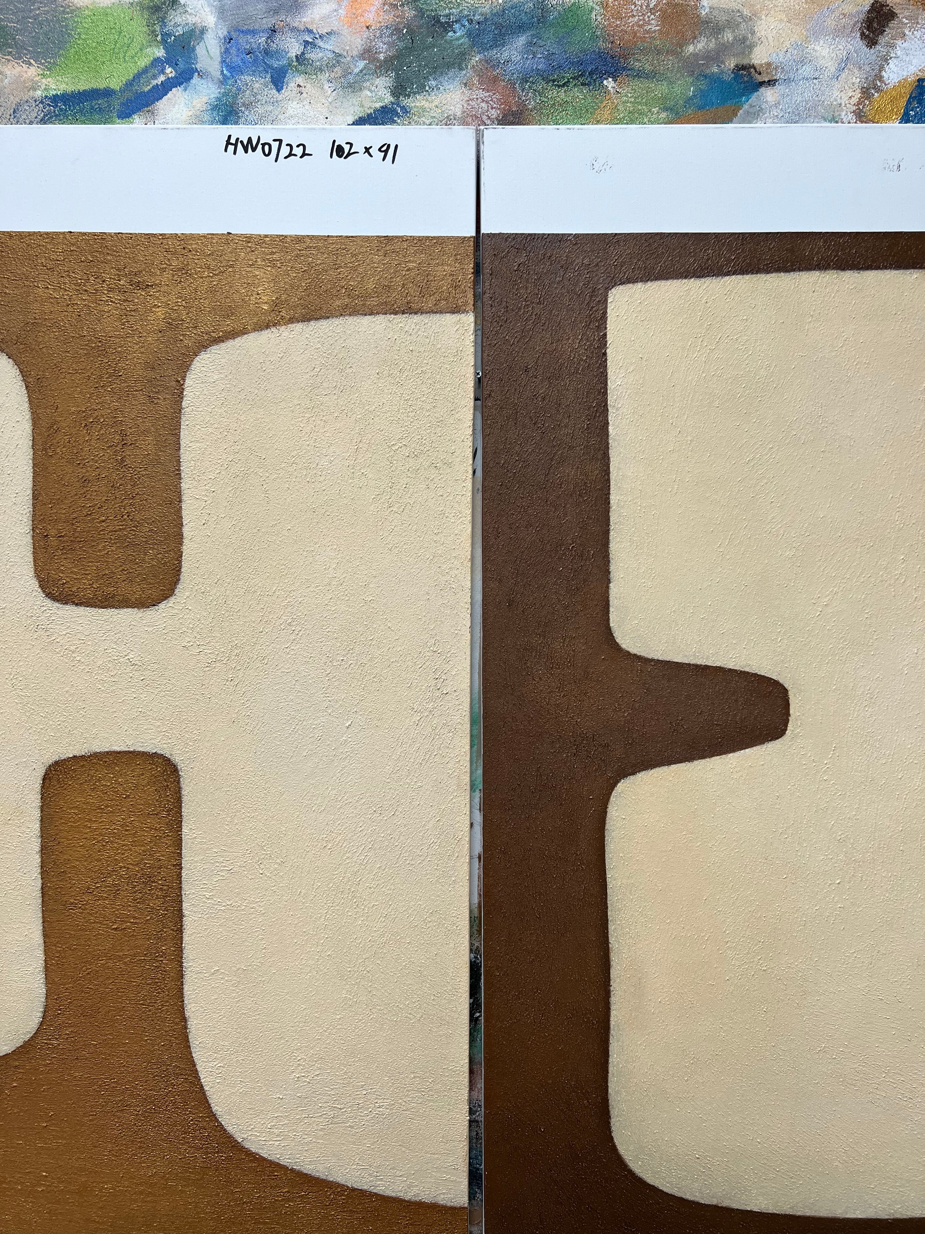 Abstract Painting Set Of 2 SP149 - Neutralighting