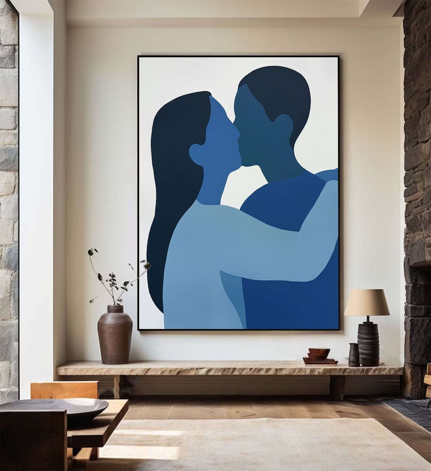 Blue Hour Intimacy Figurative Art