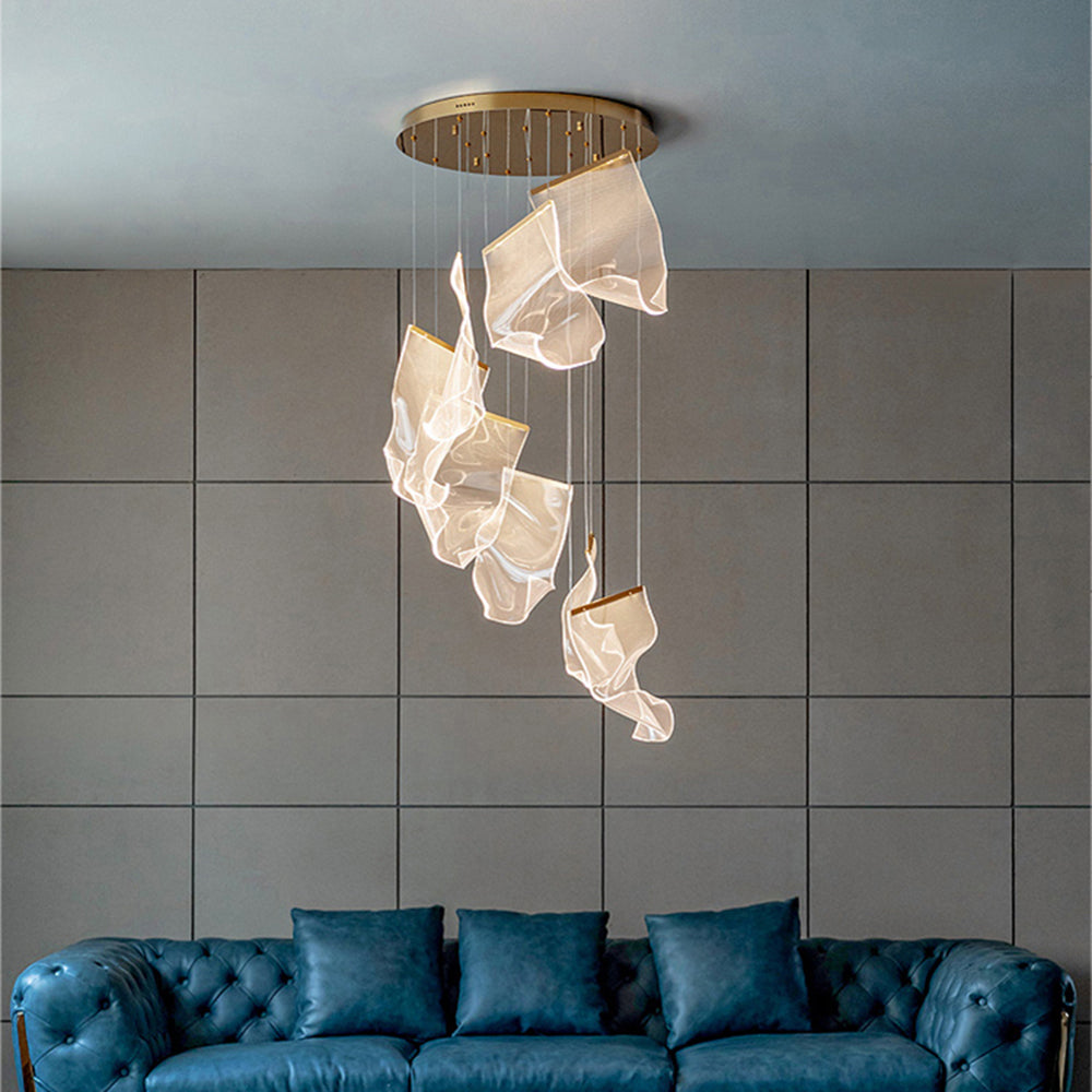 Arisha Luxury Artistic Chandelier, Gold - Neutralighting