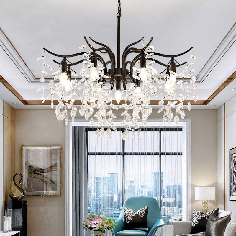 Kristy Luxury Wisteria Flower Crystal Chandelier - Neutralighting