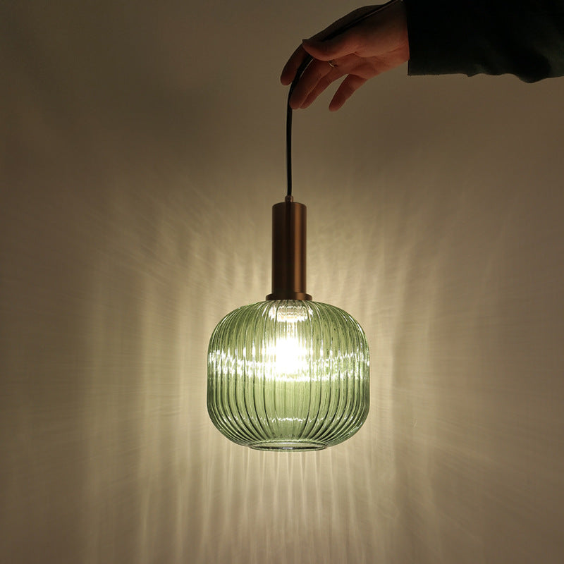 Valentina Pendant Light Crystal, Moru Glass, Cognac/Green/Grey, Kitchen Island - Neutralighting