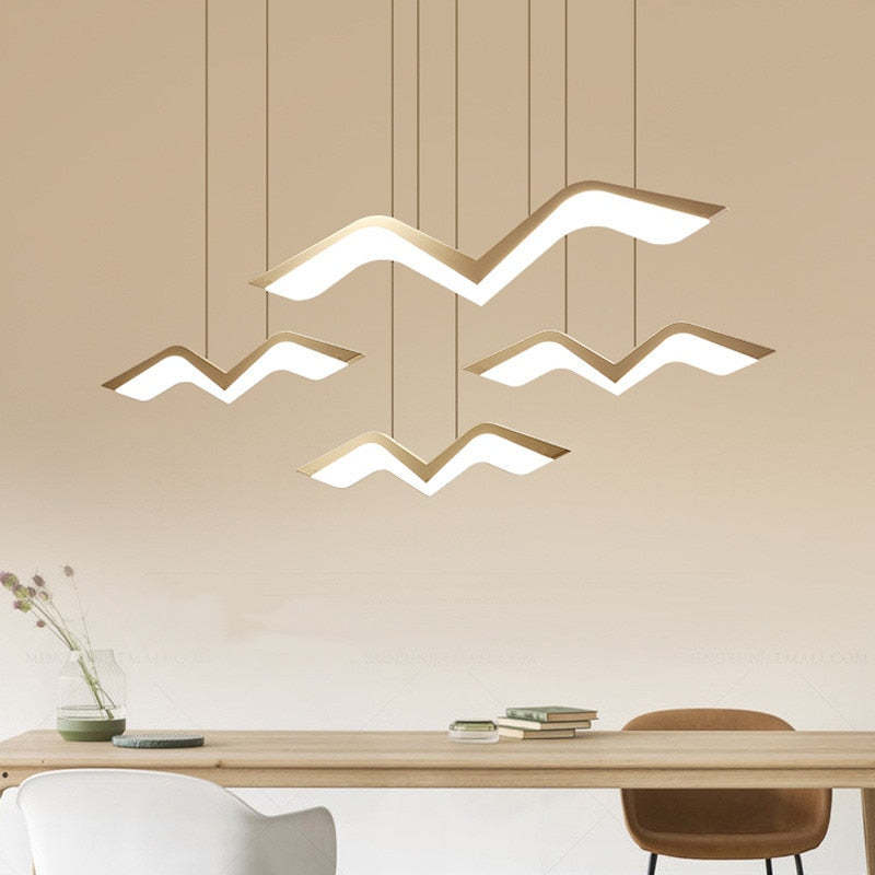 Arisha Seagull Modern Pendant Light, 3 Style - Neutralighting