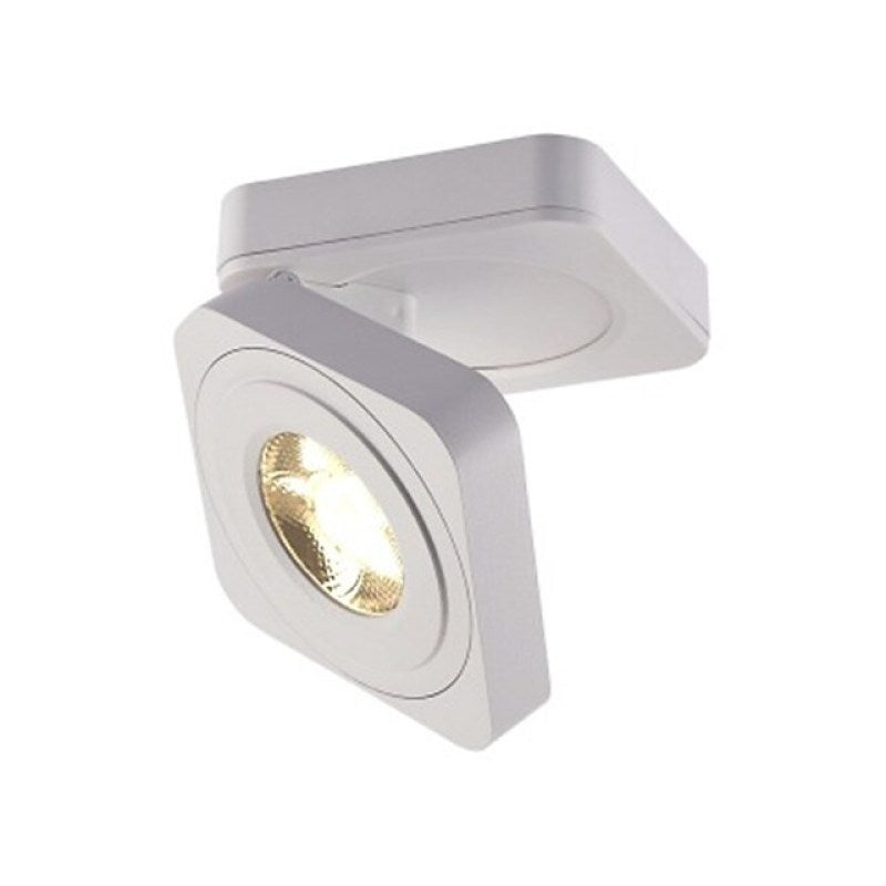 Arisha Modern Adjustable Square Ceiling Light Spotlight, Black/White - Neutralighting