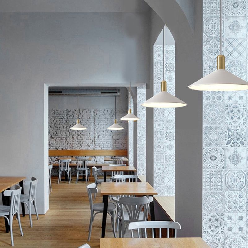 Aria Vintage Umbrella Monochrome Pendant Light