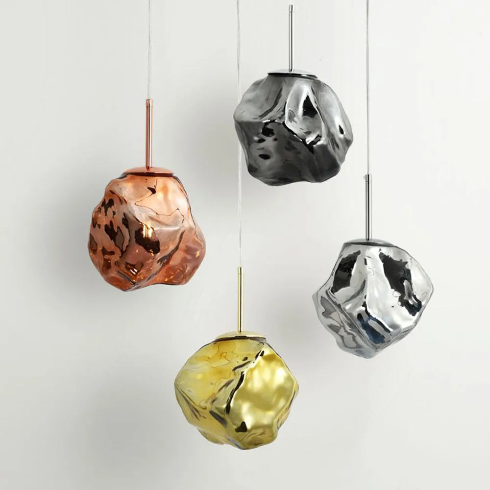 Lava Glass Pendant Light, 4 Colour - Neutralighting