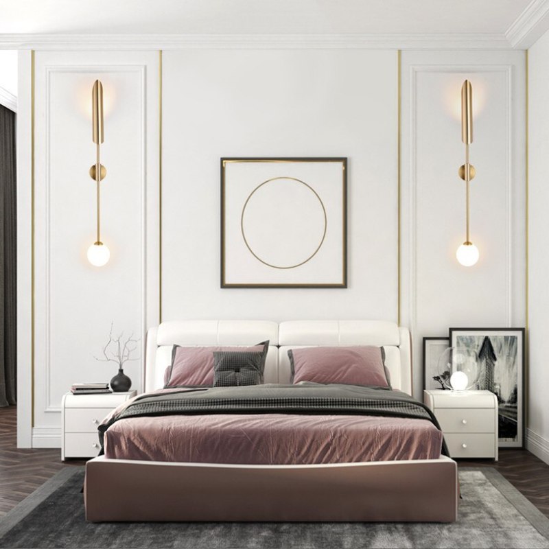 Phira Luxury Double-head Golden Scabbard Wall Lamp - Neutralighting