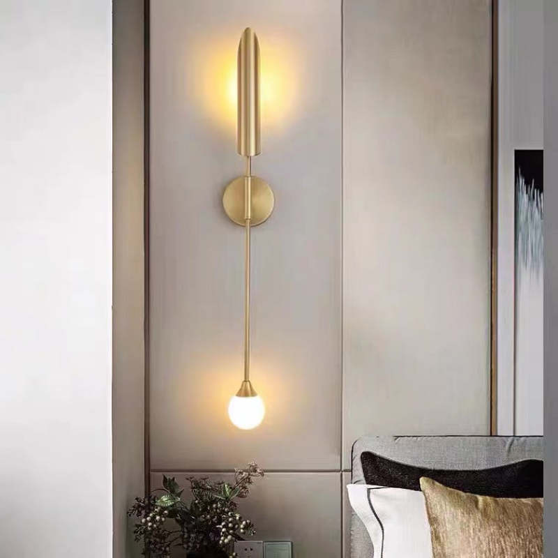 Phira Luxury Double-head Golden Scabbard Wall Lamp - Neutralighting