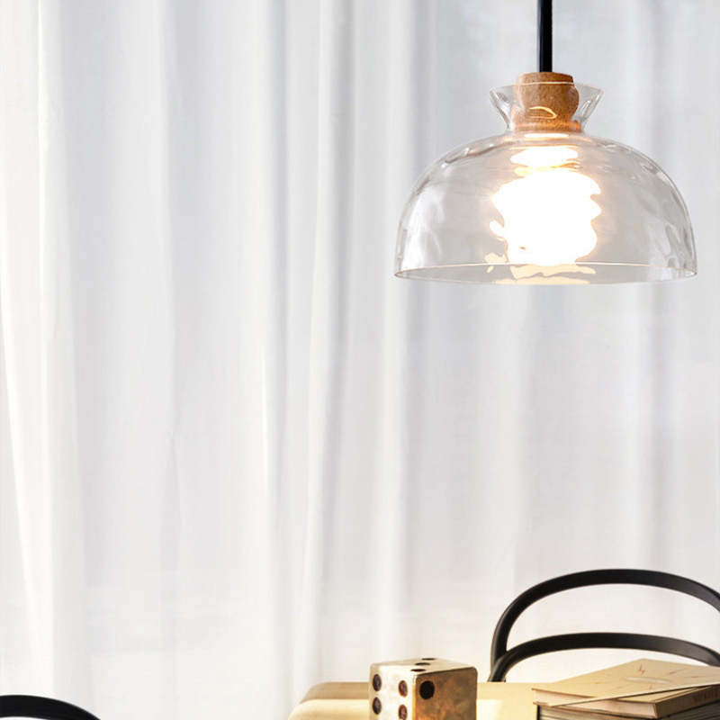 Arisha Minimalist Geometric Glass Pendant Light, Dining Room - Neutralighting
