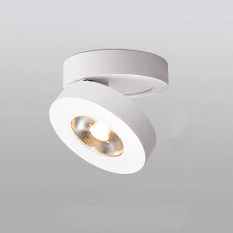 Arisha Modern Ceiling lighting Round, Novak Flush Mount, White/Black, Kitchen - Neutralighting