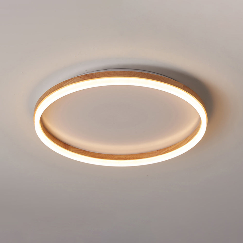 Tomo Flush Mount Ceiling Light Wood - Neutralighting