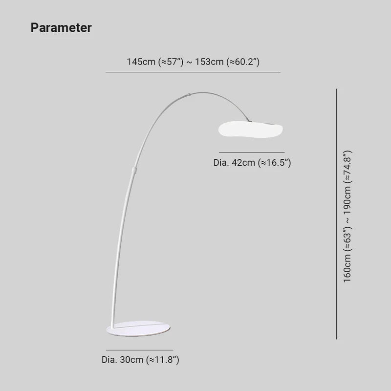 Mira Metal Floor Lamp Living Room/Bedroom - Neutralighting
