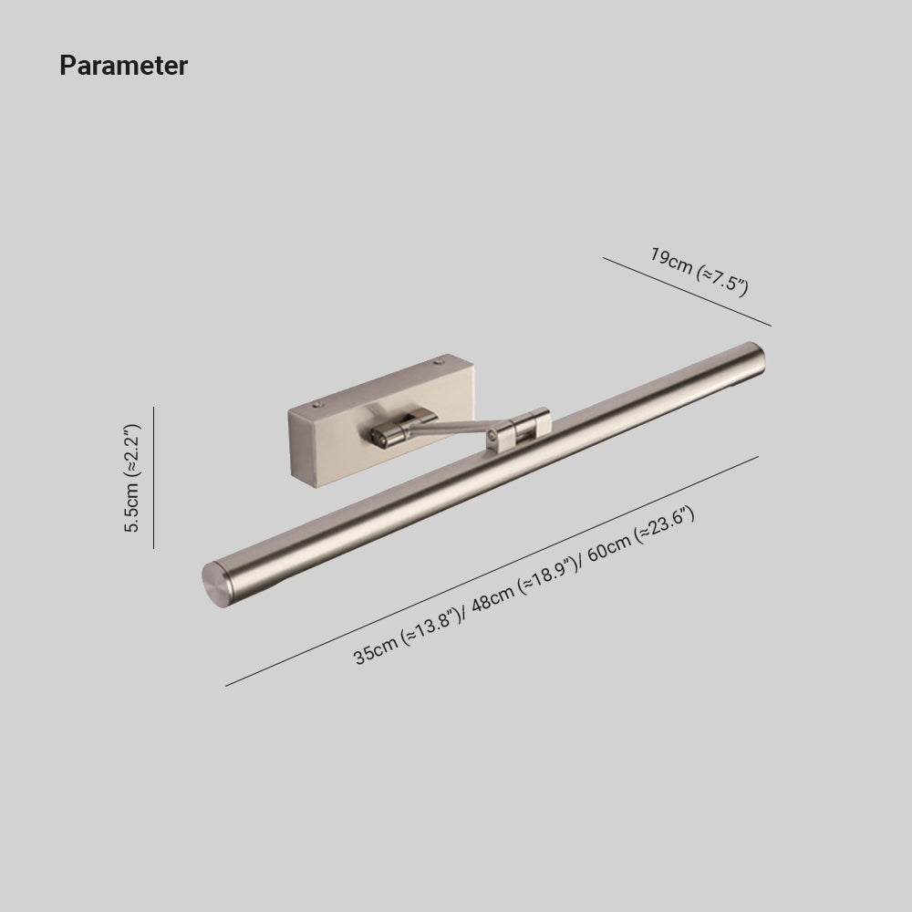Arisha Modern Linear Metal/Acrylic Wall Lamp, Champagne Gold - Neutralighting