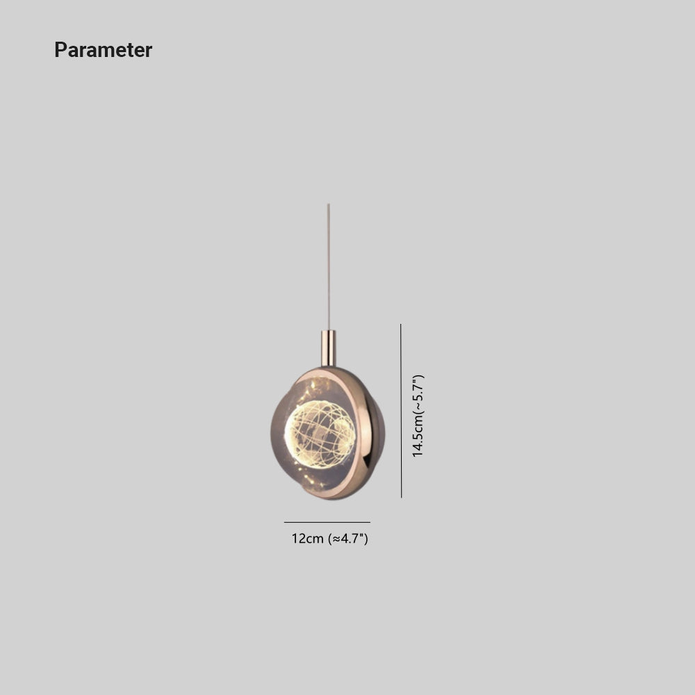 Kristy Morden Spherical Metal Pendant Light, Gold - Neutralighting