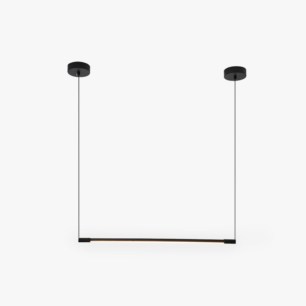 Zynar Minimalist Linear Pendant Light, Black - Neutralighting
