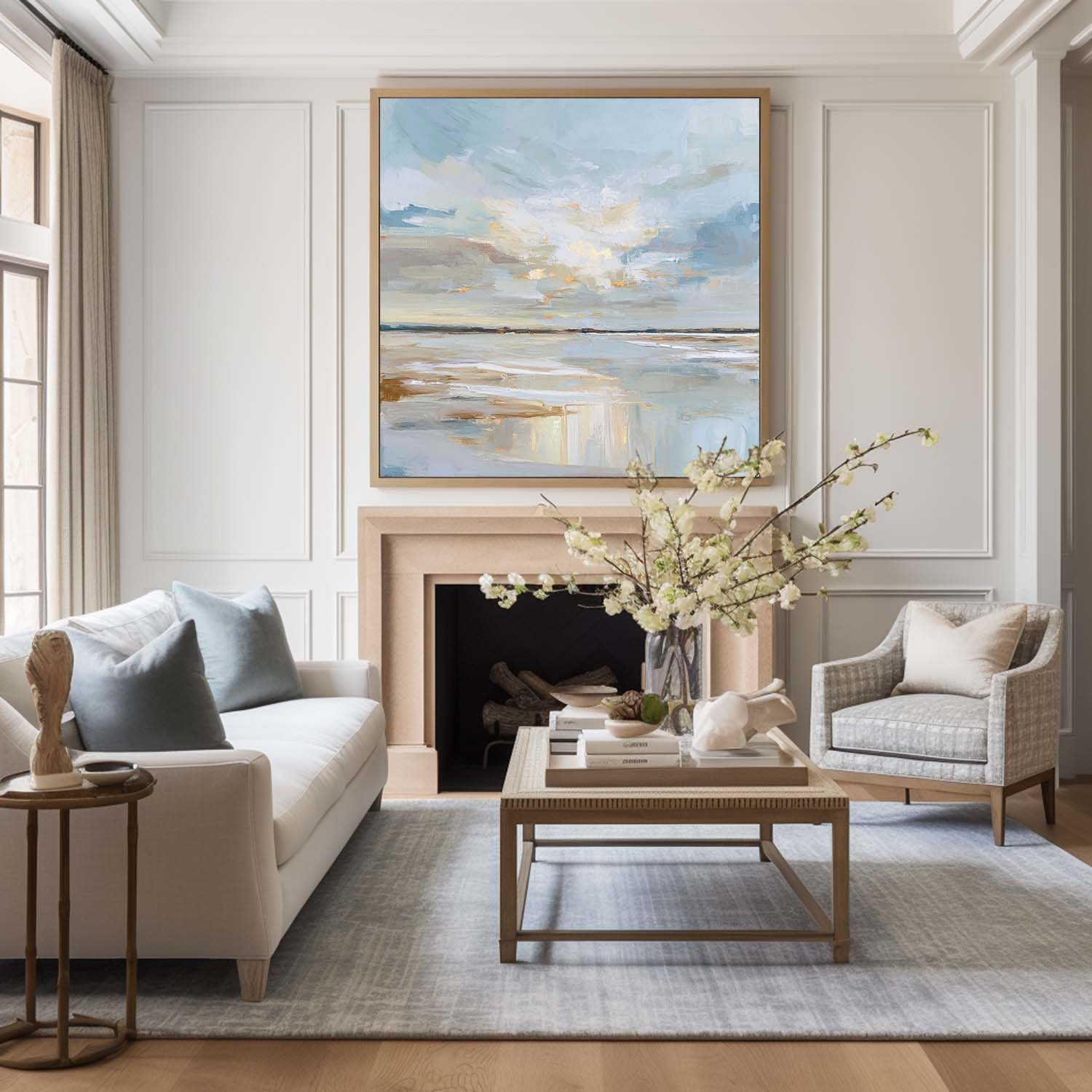 Modern Abstract Painting ABAS299 - Neutralighting