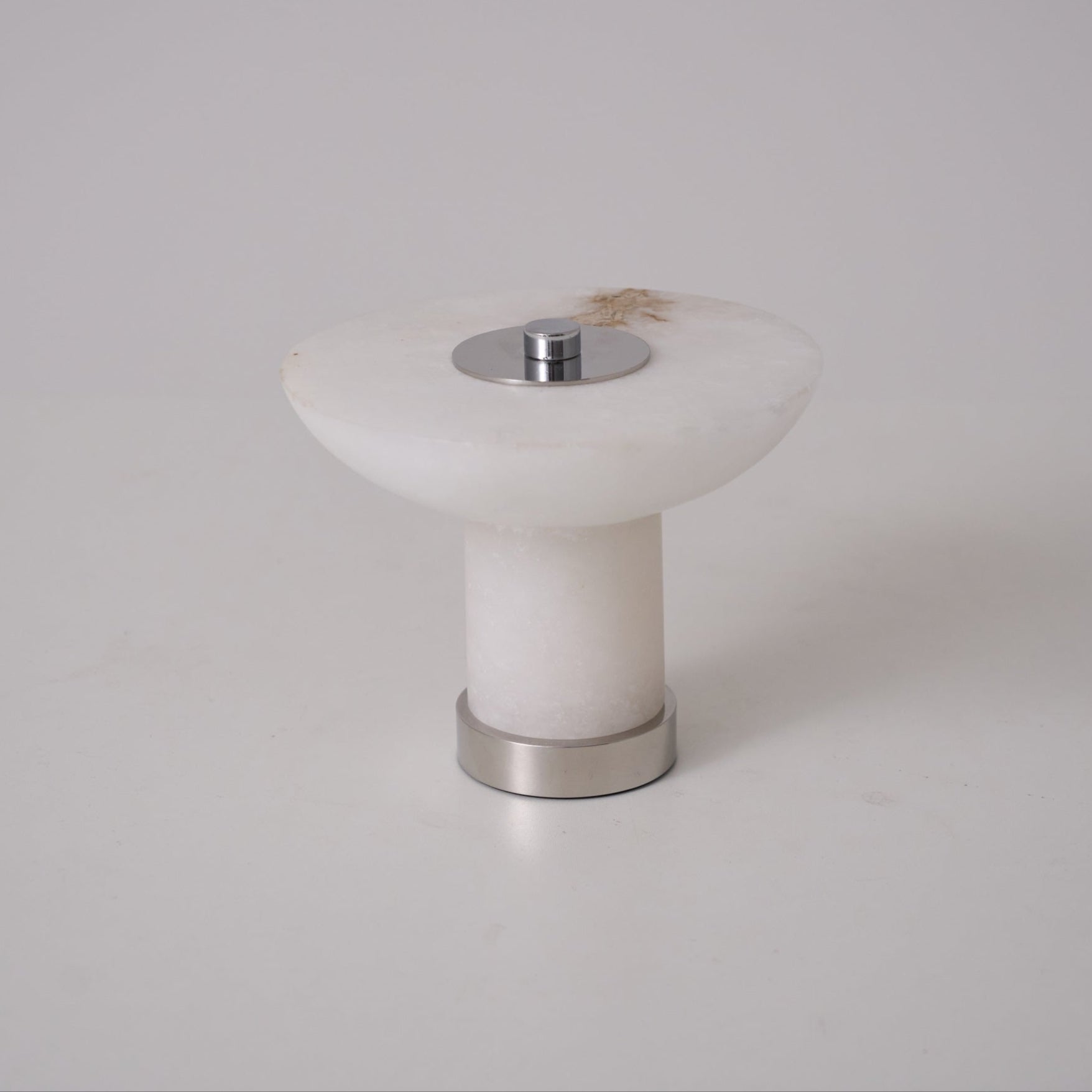 Eurnoran Mushroom Shaped Alabaster Table Lamp - Neutralighting