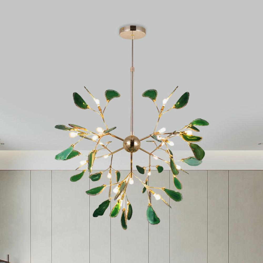 Agate Chandelier Colorful Branching - Neutralighting