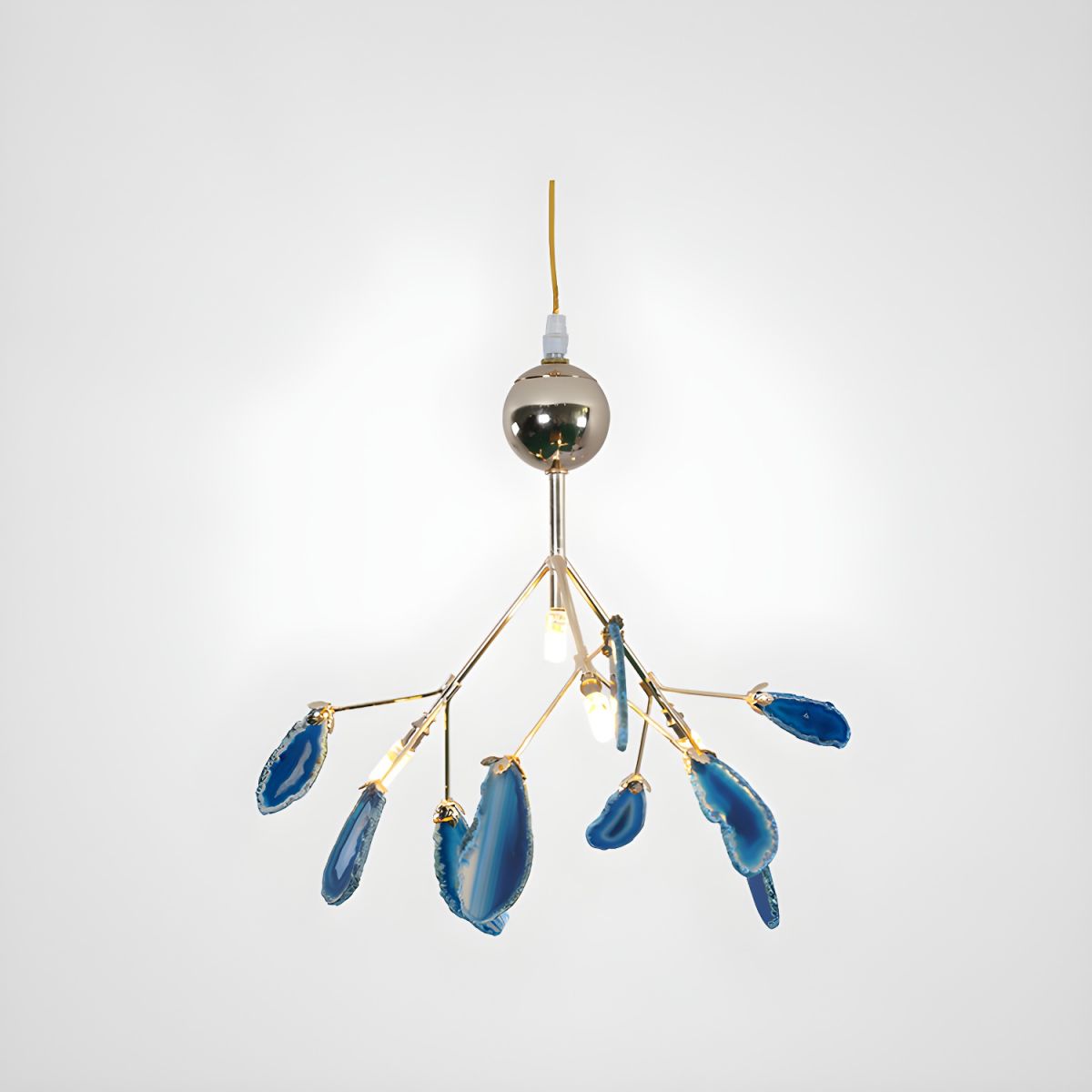 Agate Chandelier Colorful Branching - Neutralighting