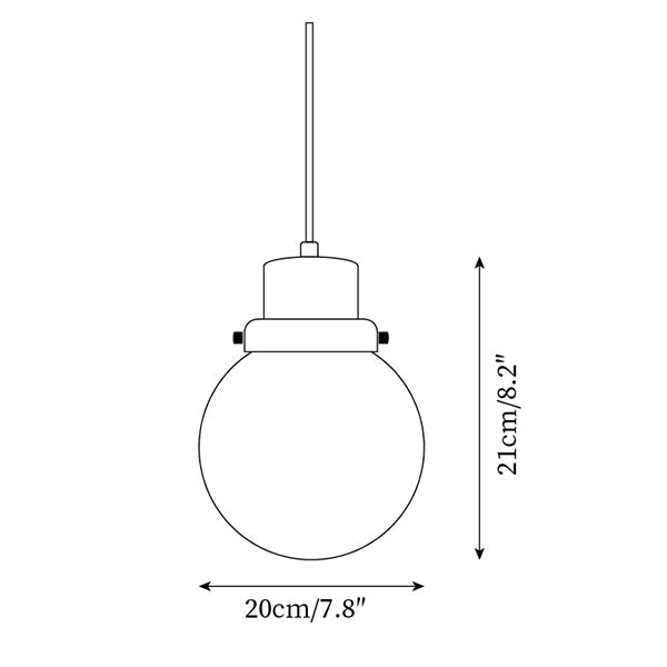 Duvon Globe Pendant Lamp - Neutralighting