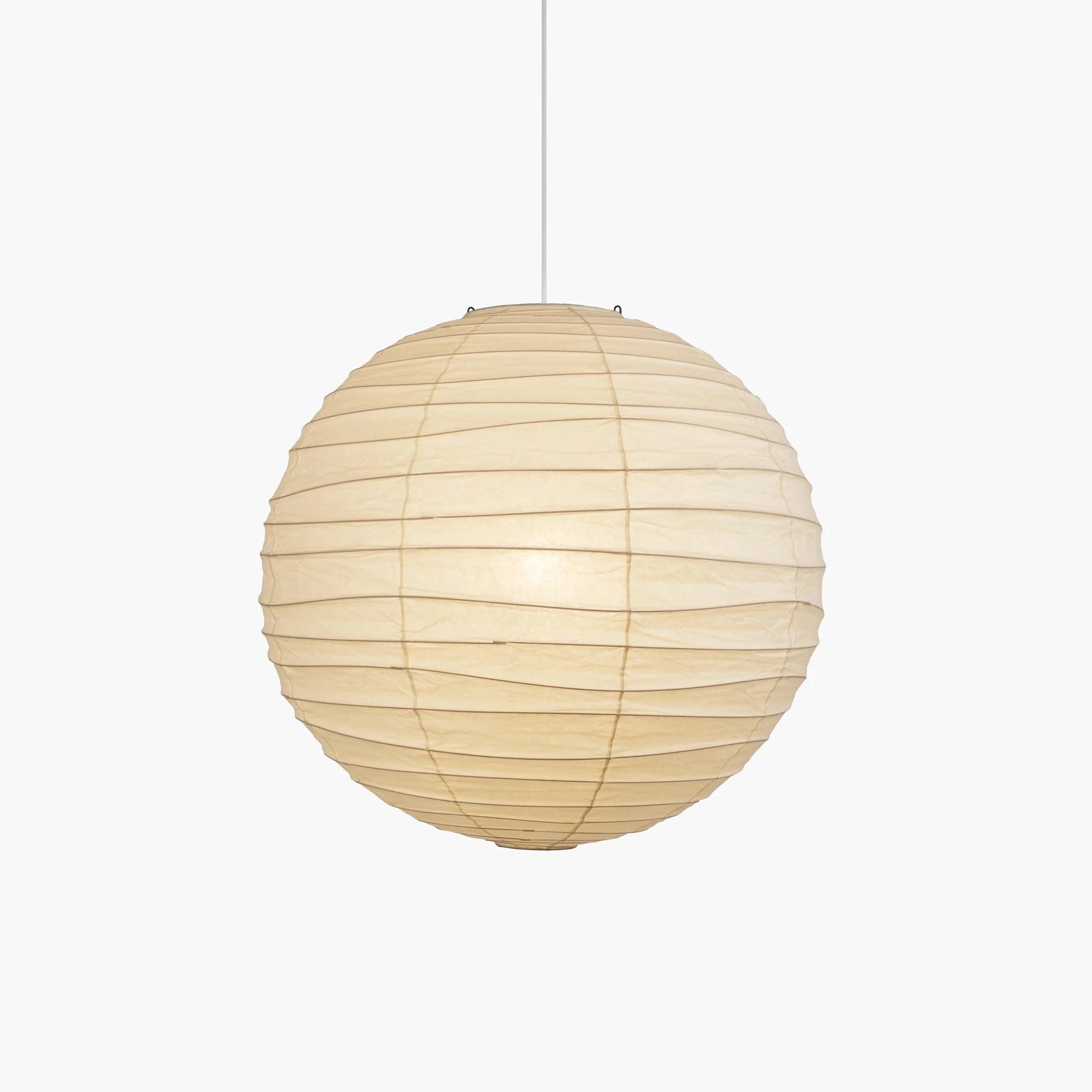 Luna Pendant Light Japanese Paper Globe - Neutralighting