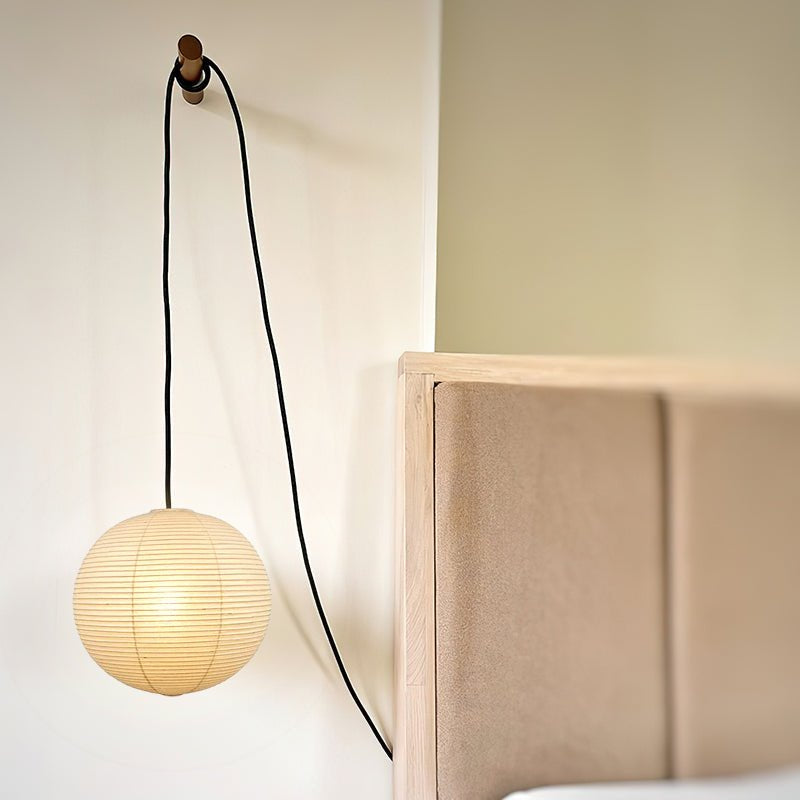 Sylin Pendant Swag Light Mulberry Silk - Neutralighting
