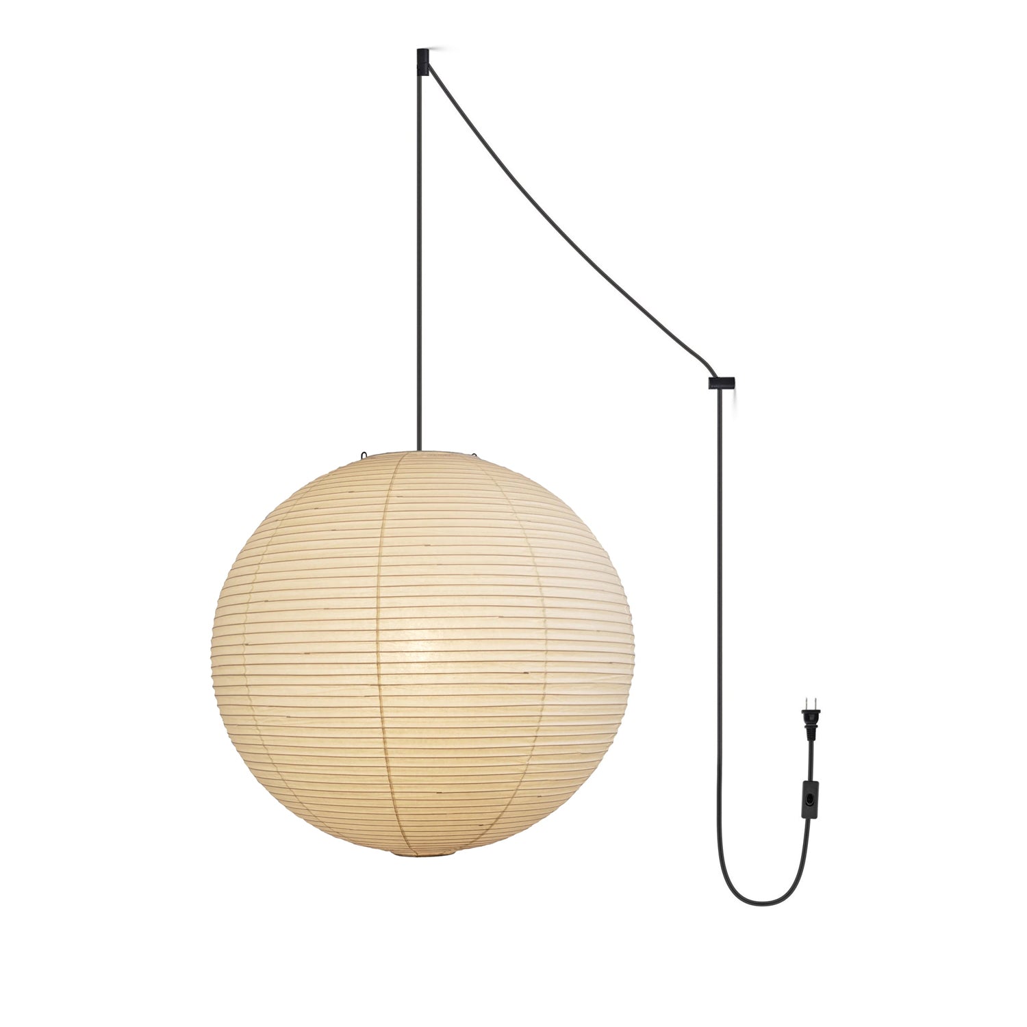 Sylin Pendant Swag Light Mulberry Silk - Neutralighting