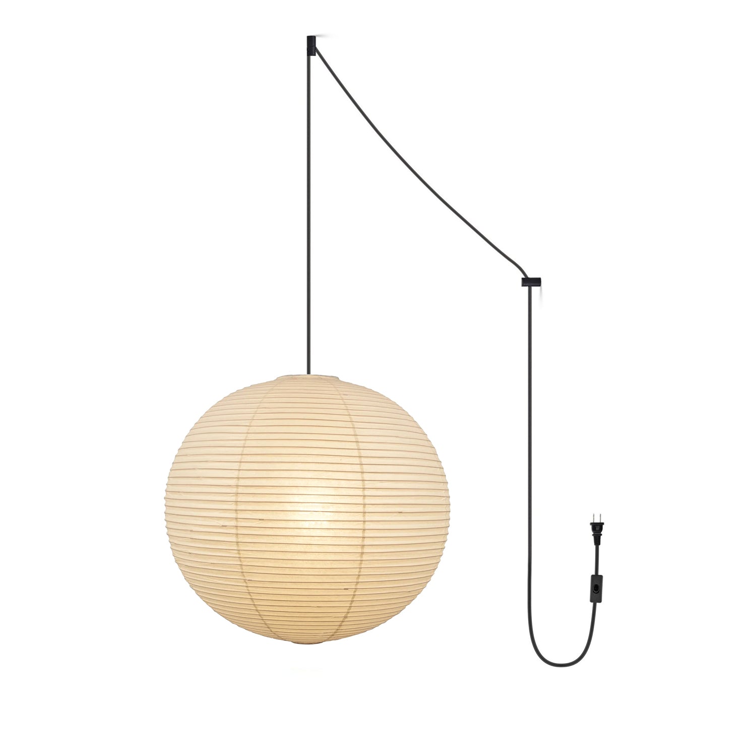 Sylin Pendant Swag Light Mulberry Silk - Neutralighting