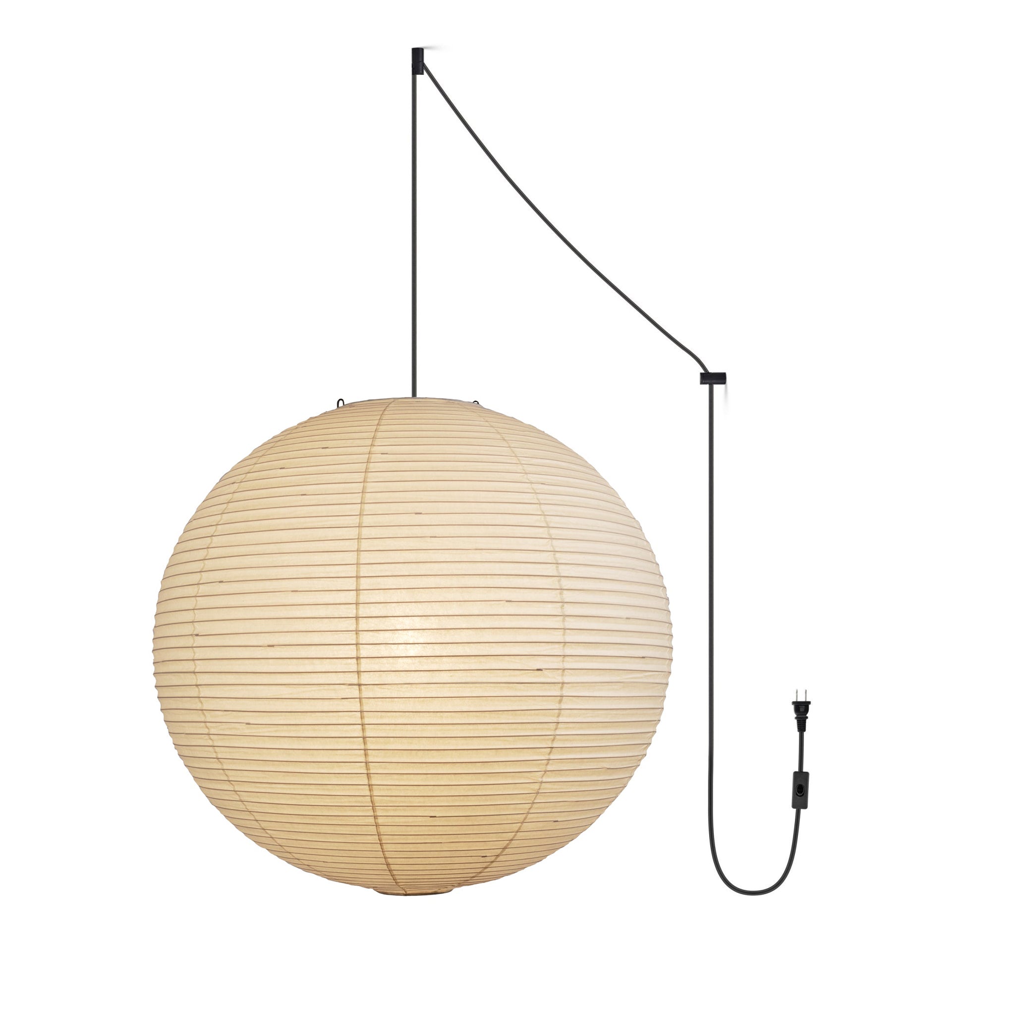 Sylin Pendant Swag Light Mulberry Silk - Neutralighting