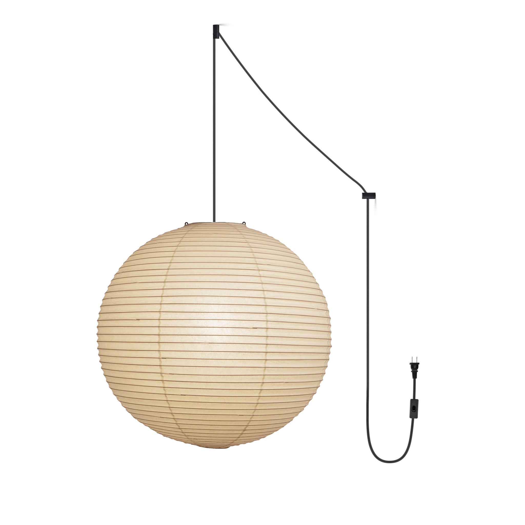 Sylin Pendant Swag Light Mulberry Silk - Neutralighting