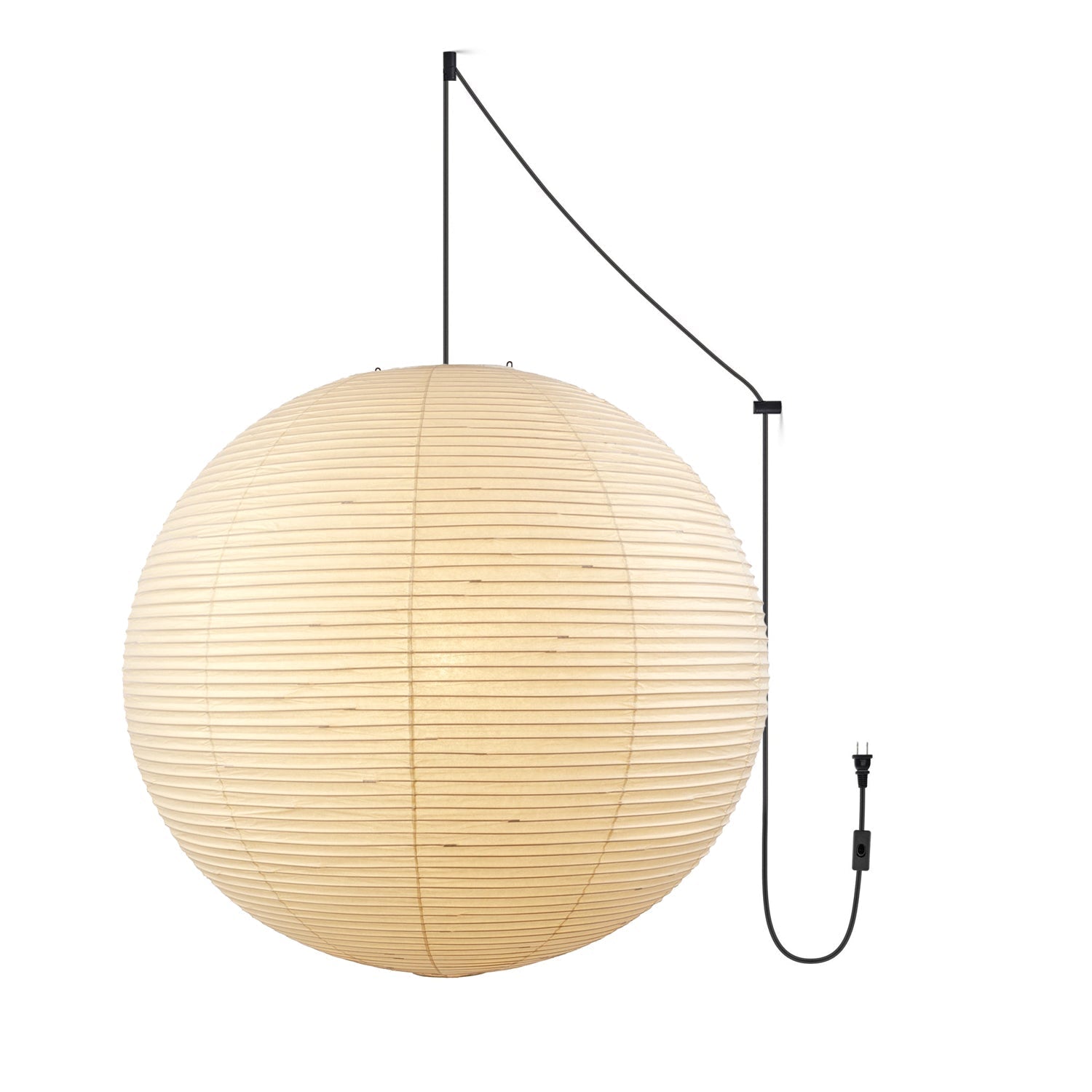 Sylin Pendant Swag Light Mulberry Silk - Neutralighting