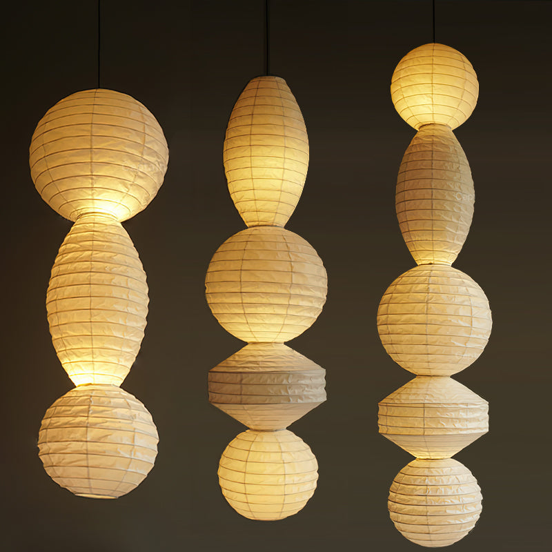 Nami Pendant Light Paper Lantern Wabi-sabi - Neutralighting