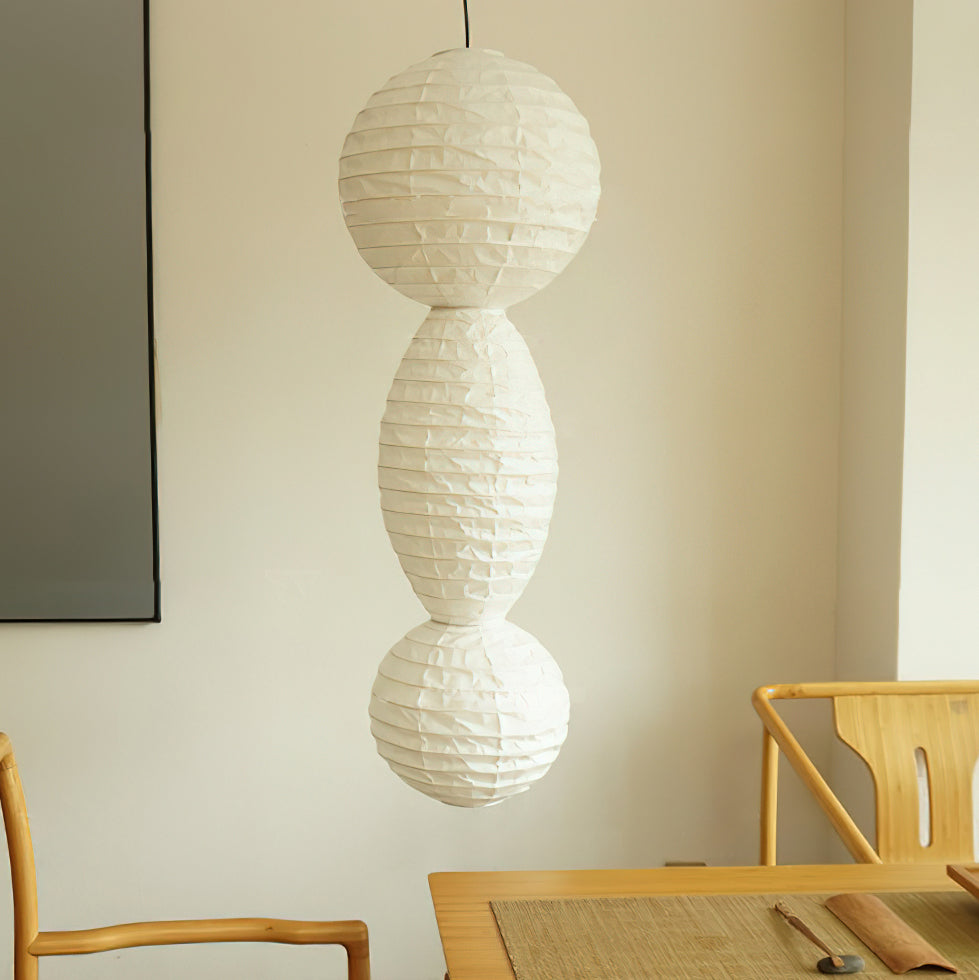 Nami Pendant Light Paper Lantern Wabi-sabi - Neutralighting