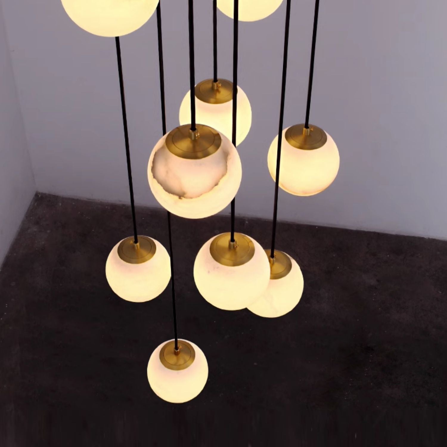 Alabaster Chandelier Balls Cluster - Neutralighting