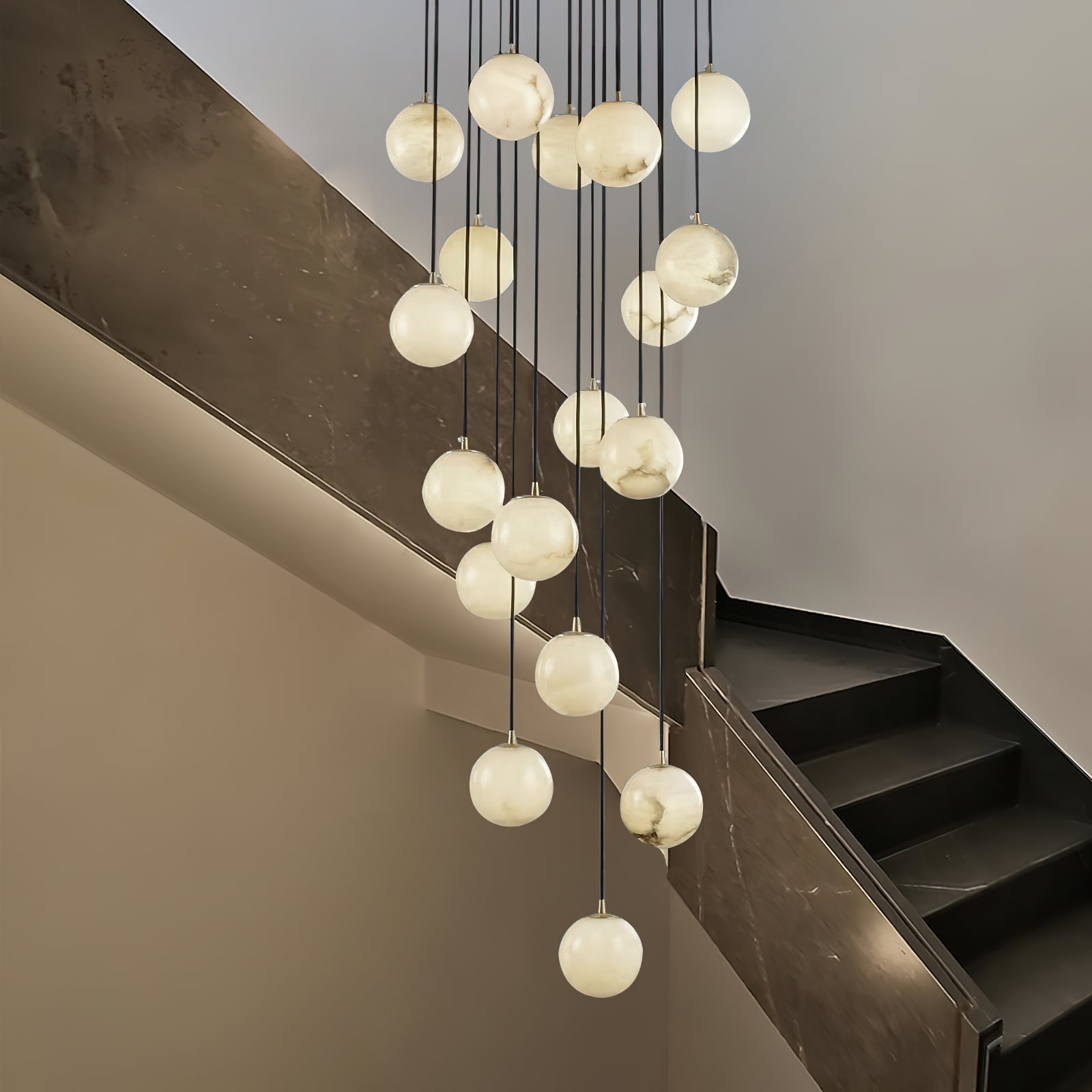 Alabaster Chandelier Balls Cluster - Neutralighting