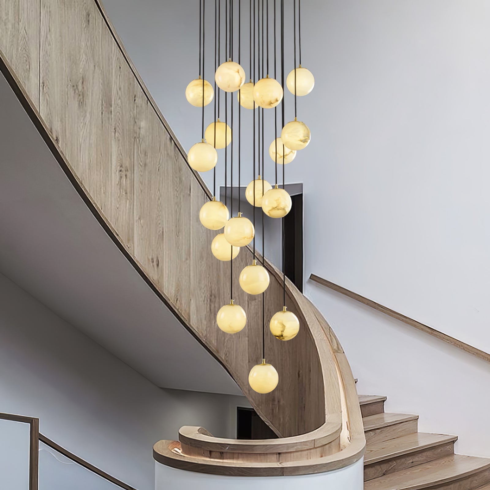 Alabaster Chandelier Balls Cluster - Neutralighting