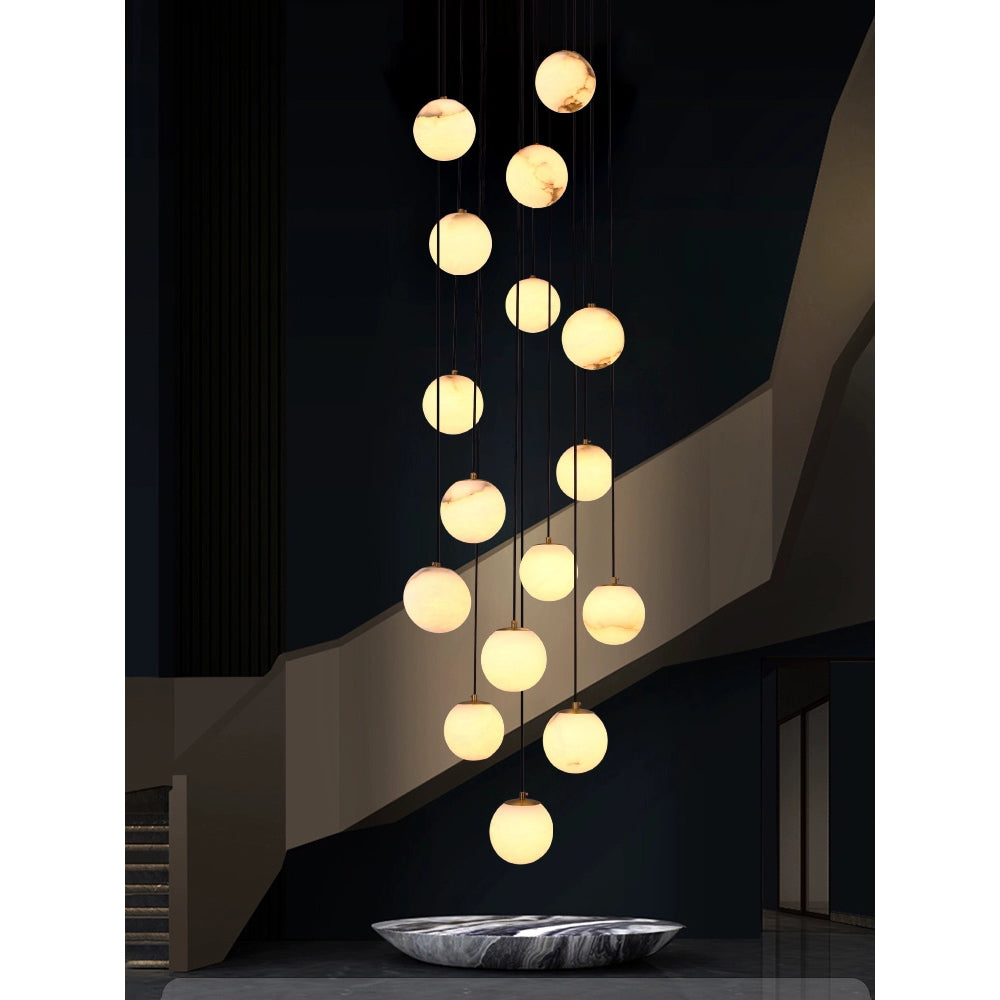 Alabaster Chandelier Balls Cluster - Neutralighting
