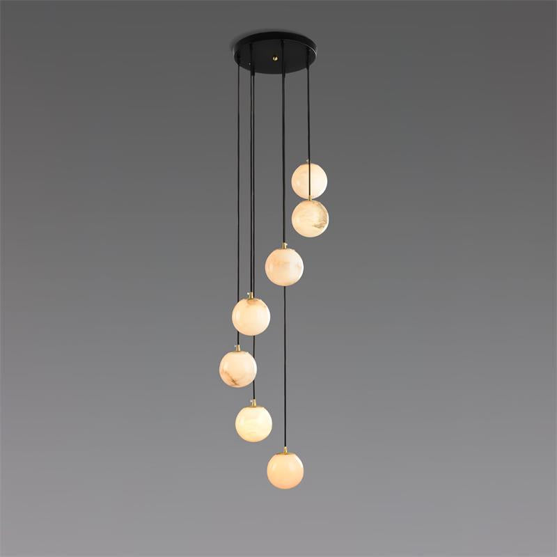 Alabaster Chandelier Balls Cluster - Neutralighting