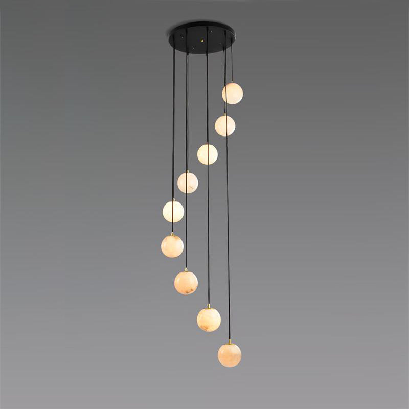 Alabaster Chandelier Balls Cluster - Neutralighting